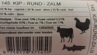 Dogmeat Kip-rund-zalm 1 kg