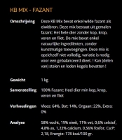 KB Mix -Fazant 1 kg