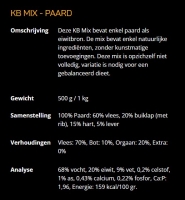 KB Mix - Paard 1 kg