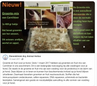 Carnivoer groentemix 250 gram = niet (meer) leverbaar - bestelbaar ?